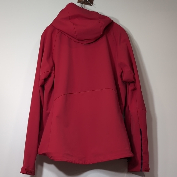 REI | Red Stretchy Hiking Camping Outdoor Active Utility Jacket Shell Size XL - Picture 10 of 11